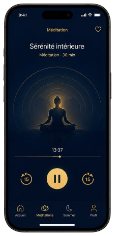 Séance de méditation en cours